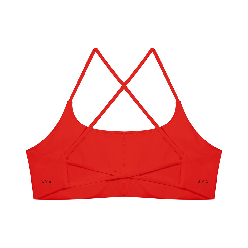 The Women's Sports Bra in Red