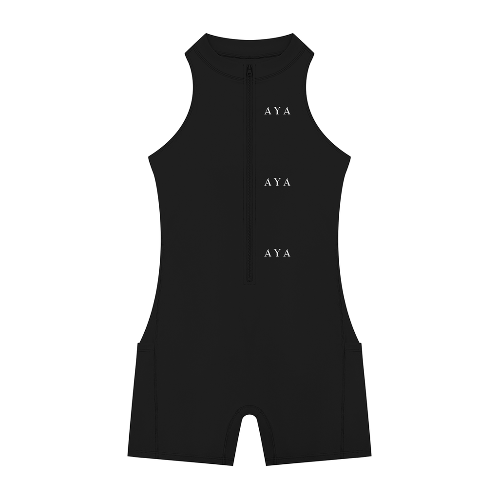 Noir Line Romper