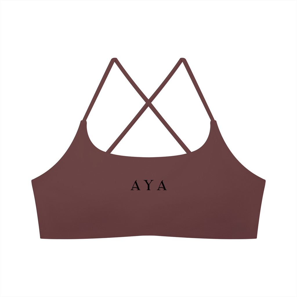 The Women's Sports Bra in Plum Purple