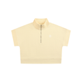 Women's Quarter Zip Crop Sweatshirt