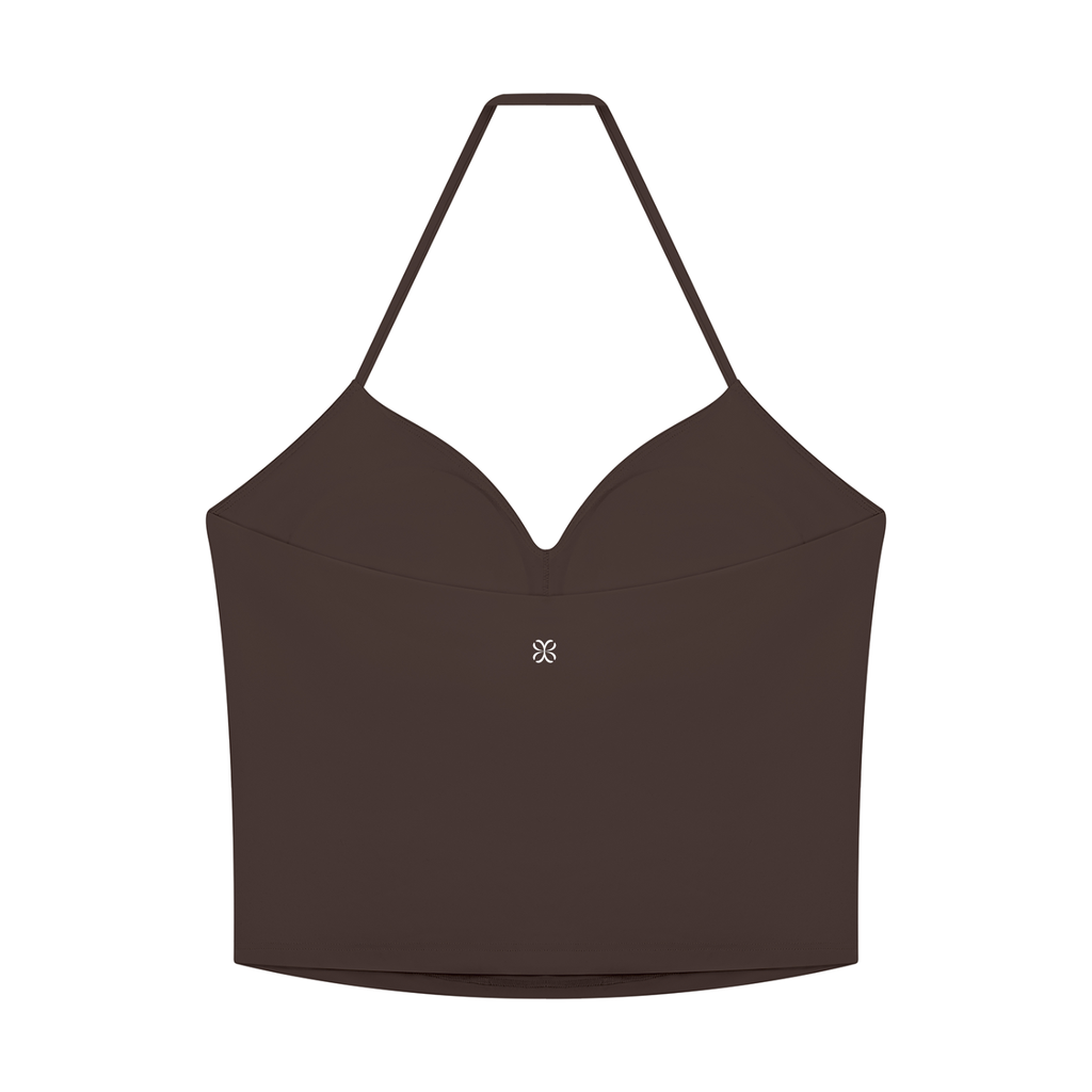 Women's Ruched Halter Yoga Tank Top