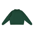 Essential Fleece Mock-Neck Crew Sweatshirt