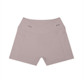 The Women's High Rise Shorts in Ash Purple