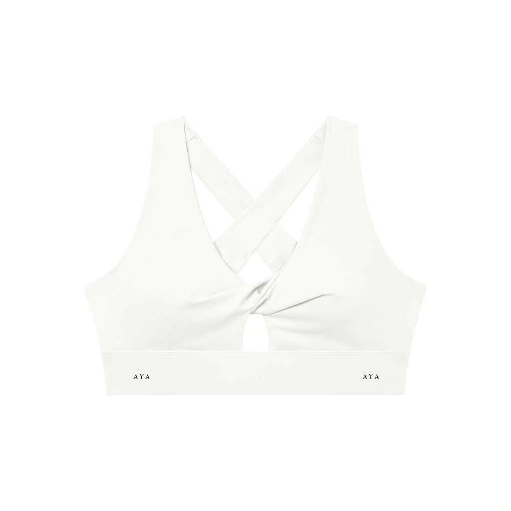 The Women's Sports Bra in White