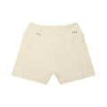 The Women's High Rise Shorts in Light Apricot