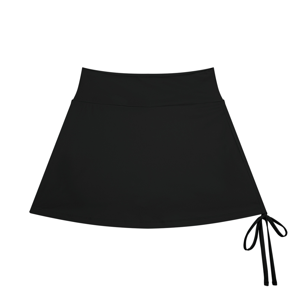Women's Drawstring A-Line Yoga Skort