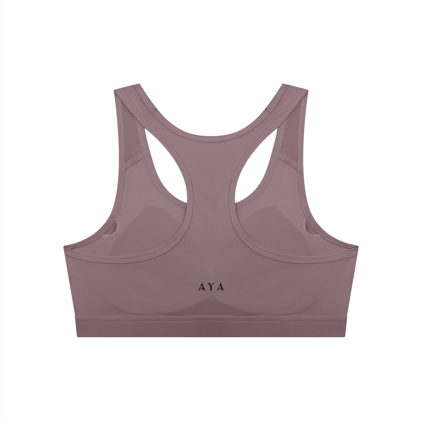 The Women's Cropped Sports Bra in Ash Purple