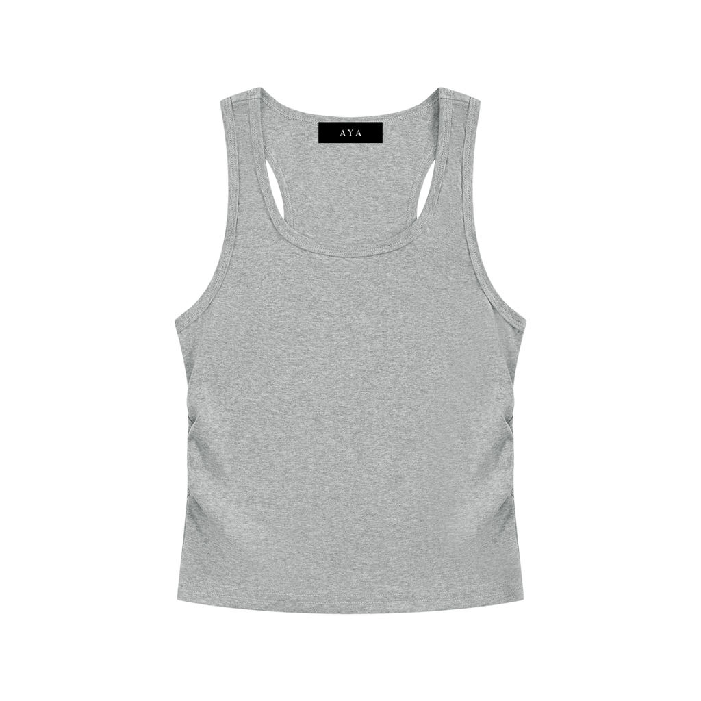 Noir Frame Ruched Tank