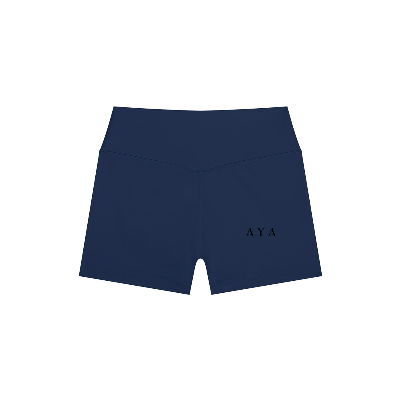 The Women's High Rise Shorts in Navy Blue