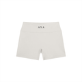 The Women's High Rise Shorts in Light Gray