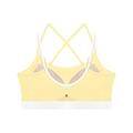 Sujetador deportivo de yoga con bloques de color para mujer