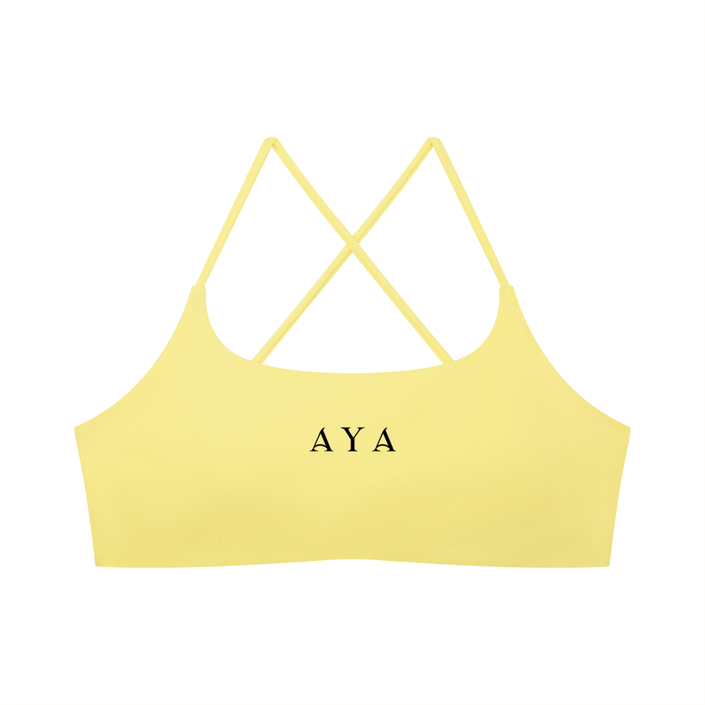 The Women's Sports Bra in Yellow