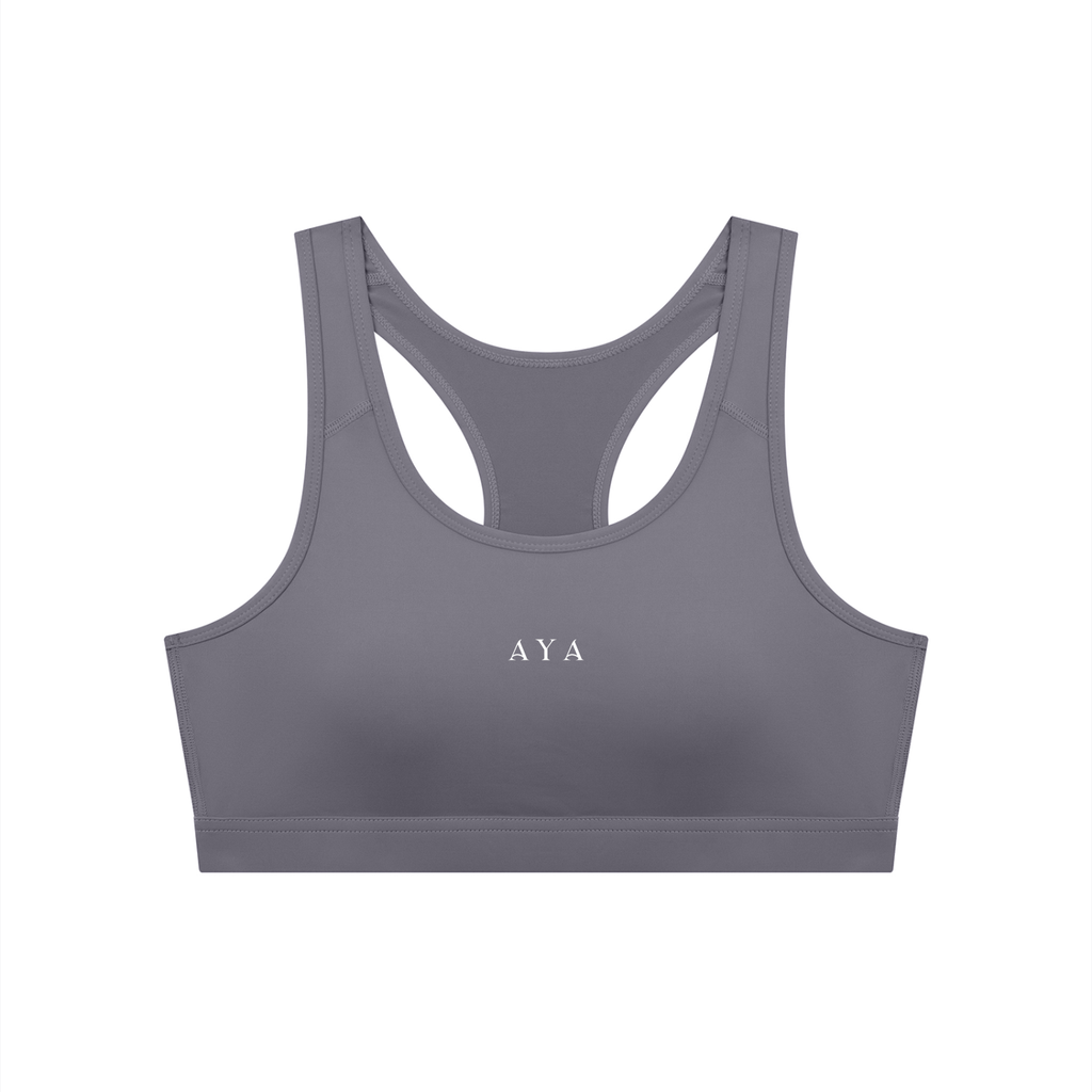 Women's Regular Sports Bra in Slate