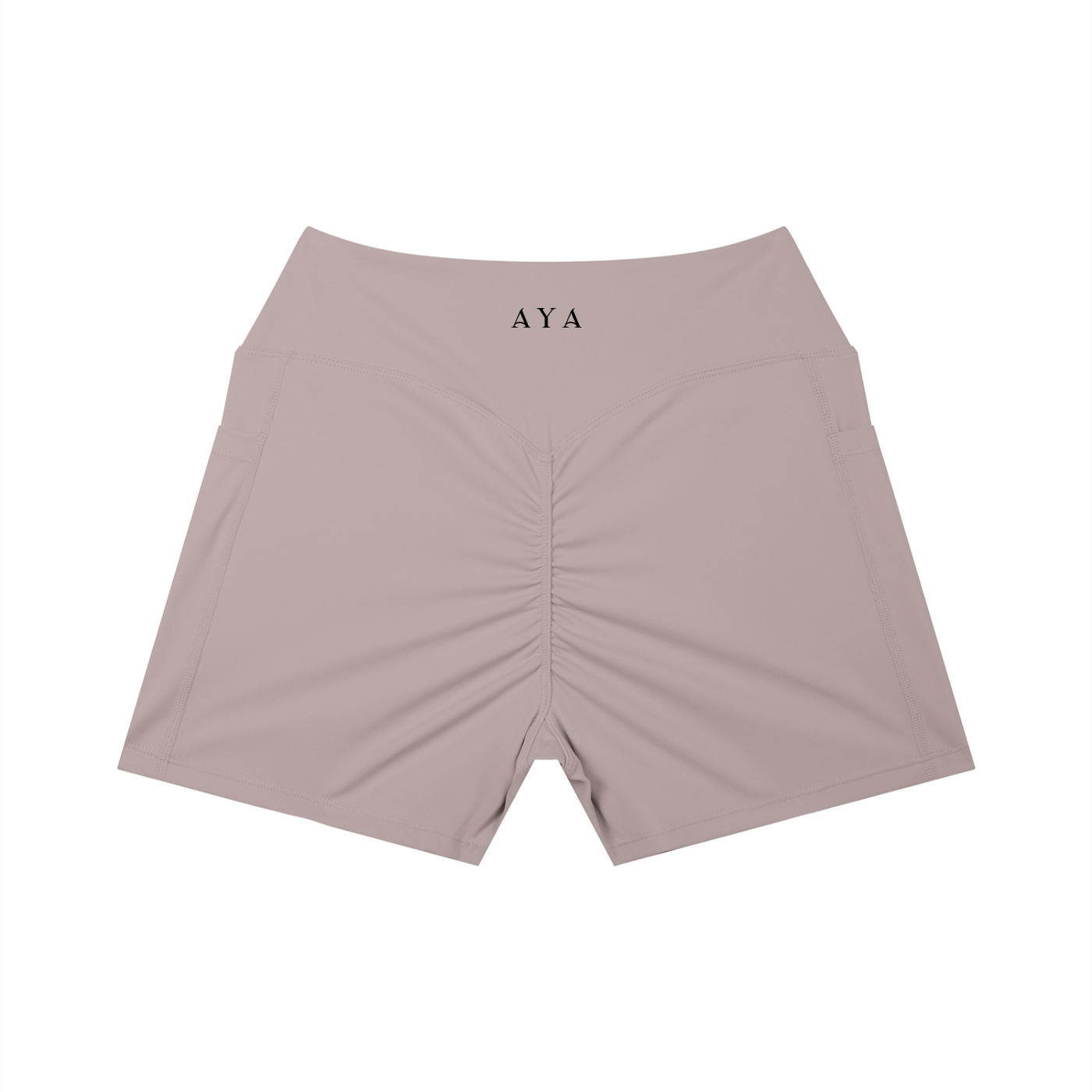 The Women's High Rise Shorts in Ash Purple